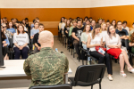 Боец СВО встретился со студентами ВГК им. П.А.Серебрякова